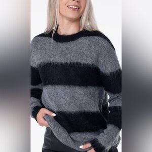 NEW GUESS - ECO Skye Striped Long Sweater